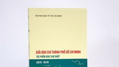 Ra mắt tập sách Giải báo chí TP.HCM - Tác phẩm đoạt giải nhất