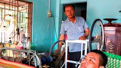 “Hai lúa” chế tạo máy trợ thở giúp con trai vượt bệnh hiểm nghèo