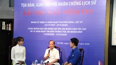Giao lưu với nhân chứng lịch sử Son sắt một niềm tin