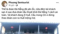 Xử phạt 10 triệu đồng hướng dẫn viên đăng tin dẫn đoàn “tẩu thoát” Đà Nẵng