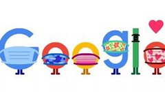 Google Doodle phát thông điệp kêu gọi người dân đeo khẩu trang
