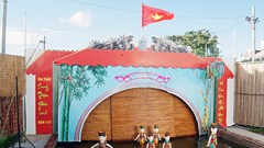 “Hồi sinh” nghệ thuật múa rối nước ở Bến Tre
