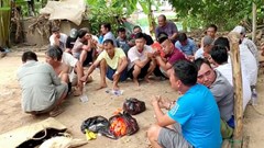 Công an đột kích sới gà, bắt giữ 27 đối tượng