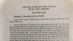 Vì sao hiệu trưởng nhắn tin đe dọa Trưởng phòng GD&ĐT thị xã Ba Đồn?