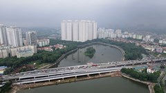 Hà Nội: Thông xe cầu vượt bắc qua hồ Linh Đàm