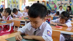 Chương trình lớp 1 mới: Không giao thêm bài tập về nhà cho học sinh