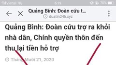 Người dân cần cảnh giác trước thông tin bịa đặt, sai sự thật về lũ lụt