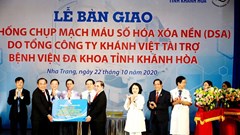 Trao tặng thiết bị y tế 29 tỉ đồng cho Bệnh viện Đa khoa tỉnh Khánh Hòa