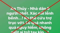 Quảng Bình: Phạt 10 triệu đồng hai người đăng thông tin sai sự thật về lũ lụt