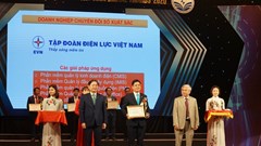 EVN cùng một số đơn vị của ngành Điện được vinh danh là Doanh nghiệp chuyển đổi số xuất sắc Việt Nam 2020