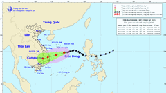 Bão số 10 sẽ gây mưa lớn tại các tỉnh miền Trung, Tây Nguyên từ đêm nay
