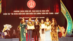 Trao 7 giải vàng và 12 giải bạc cho "Tài năng diễn viên sân khấu cải lương Trần Hữu Trang - 2020"