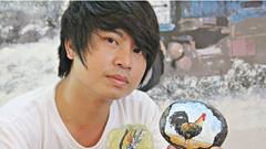 Khi hội họa và đá cuội gặp nhau trong nghệ thuật