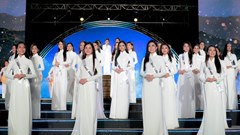 Top 30 thí sinh Miss Tourism Vietnam 2020 duyên dáng trong trang phục áo dài