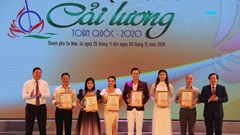 Trao 24 Huy chương cho các tài năng diễn viên trẻ cải lương