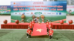 Khai mạc Giải bóng đá các cơ quan Trung ương mở rộng Cup Báo Đại biểu Nhân dân năm 2020