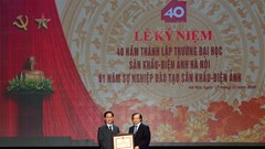 Lễ kỷ niệm 40 năm Trường Đại học Sân khấu - Điện ảnh Hà Nội