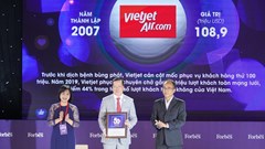 Vietjet, Viettel, Vinamilk...vào top 50 Thương hiệu dẫn đầu 2020 do Forbes bình chọn