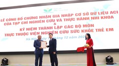 Tạp chí Y học thứ 2 của Việt Nam gia nhập cơ sở dữ liệu ASEAN - ACI