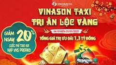 Vinasun Taxi thưởng lớn cho hành khách