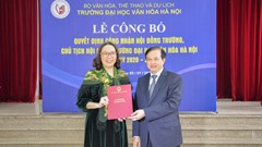 Đại học Văn hóa Hà Nội: Lễ công bố quyết định công nhận Hội đồng Trường nhiệm kỳ 2020-2025