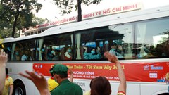 “Chuyến xe mùa xuân - Tết sum vầy” cho trên 3.800 sinh viên