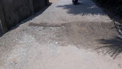 Đường giao thông chưa nghiệm thu đã xuống cấp