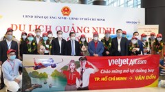 Sân bay Vân Đồn mở cửa trở lại đón chuyến bay Vietjet đầu tiên