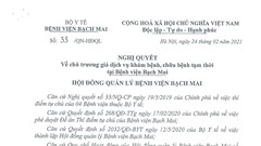 Bộ Y tế đề nghị Bệnh viện Bạch Mai chưa tăng giá dịch vụ khám, chữa bệnh