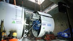 Vận hành chạy thử xong robot đào hầm đường sắt đô thị Nhổn-ga Hà Nội
