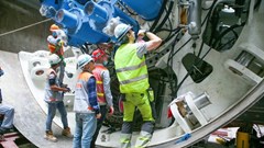 Dự kiến sẽ đào 4km hầm đoạn metro Nhổn-ga Hà Nội sau ngày 1.5