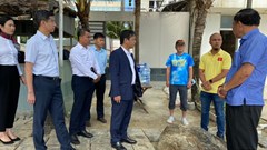 Thứ trưởng Hoàng Đạo Cương kiểm tra công tác chuẩn bị lực lượng tham dự SEA Games 31 tại Đà Nẵng