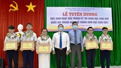 Kiên Giang tuyên dương học sinh đạt giải trong kỳ thi Quốc gia