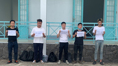 Bắt giữ 5 người Trung Quốc nhập cảnh trái phép