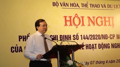 Hội nghị phổ biến Nghị định số 144/2020/NĐ-CP của Chính phủ về hoạt động nghệ thuật biểu diễn khu vực miền Trung