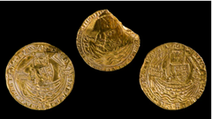 Phát hiện kho báu tiền vàng thời Trung Cổ ở xứ Wales