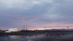 Cáp treo xuyên biên giới đầu tiên: Từ Nga đến Trung Quốc chỉ 6 phút