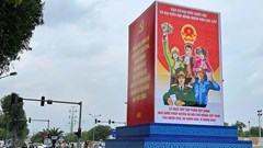 Hà Nội trang hoàng rực rỡ chào mừng bầu cử đại biểu Quốc hội khóa XV