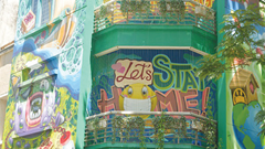 Graffiti “lên tiếng” phòng, chống dịch