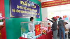Ninh Thuận: Đã có một xã hoàn thành 100% cử tri đi bầu cử trong sáng 23.5