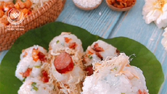 Công thức cơm nếp cho bữa sáng đủ chất