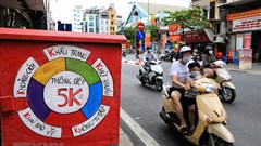 Độc đáo bốt điện cổ động chống dịch Covid-19 ở Hà Nội