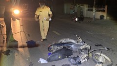 2 xe máy tông đối đầu ở Mũi Né khiến 2 người thương vong