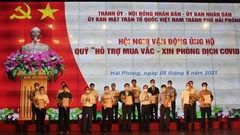 Hải Phòng kêu gọi ủng hộ quỹ “Hỗ trợ mua vaccine phòng dịch Covid-19"