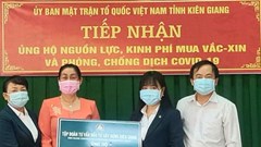 Kiên Giang tiếp nhận 1 tỉ đồng ủng hộ mua vaccine phòng, chống Covid 19