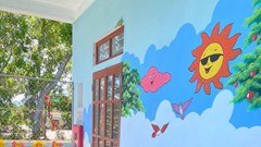 Những bức họa đặc biệt tại khu cách ly