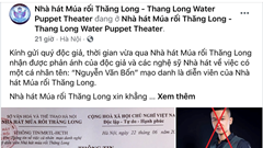 Nhà hát Múa rối Thăng Long lên tiếng về nghệ sĩ múa rối mạo danh