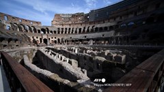 Đường hầm dưới lòng đất của Đấu trường La Mã chính thức mở cửa