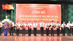 Bổ nhiệm Chủ tịch, Phó Chủ tịch các quận và huyện đảo Hoàng Sa