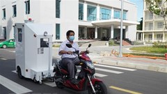 Sinh viên sáng chế cabin chở bệnh nhân Covid-19 trong khu cách ly ​